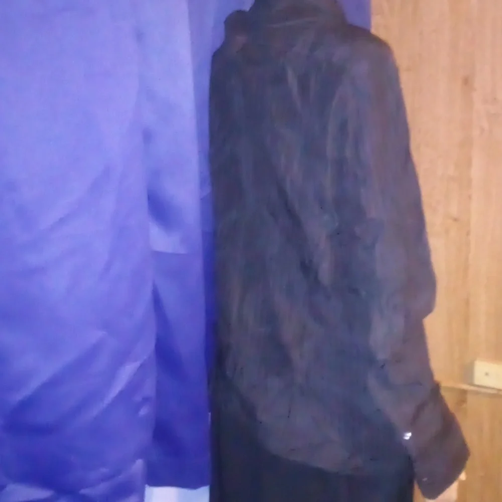 Armani Collezioni Men’s Pin Strip black dress shirt - Sz. XL - Picture 5 of 11